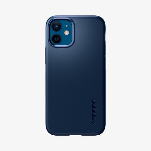 ACS01612 - iPhone 12 Pro Max Case Thin Fit in black showing the back